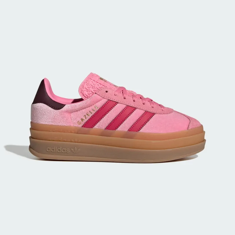 Adidas Gazelle Bold Kids Bliss Pink / Ruby Red / Maroon “Bliss Pink/Red/Maroon” | JR5964