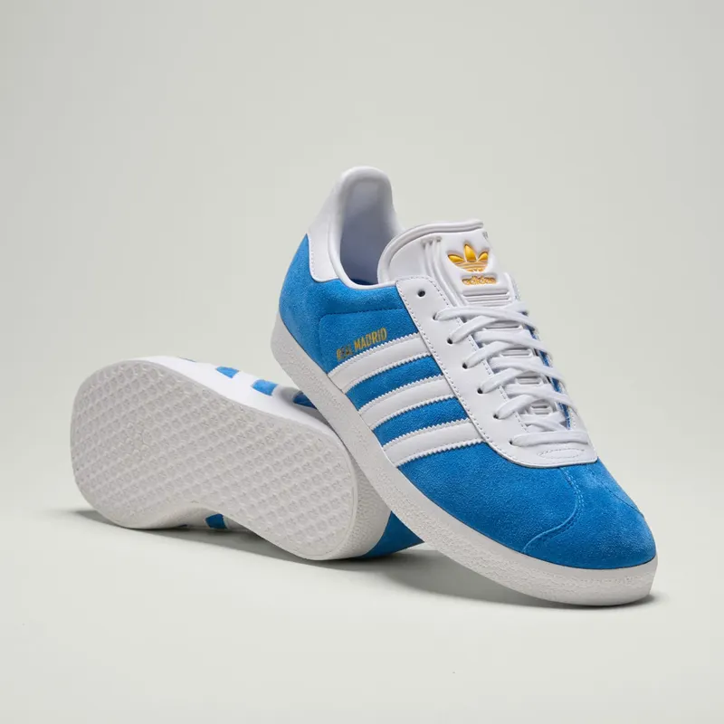 Adidas Gazelle Real Madrid Blue Bird / Cloud White / Crew Yellow | JR4158