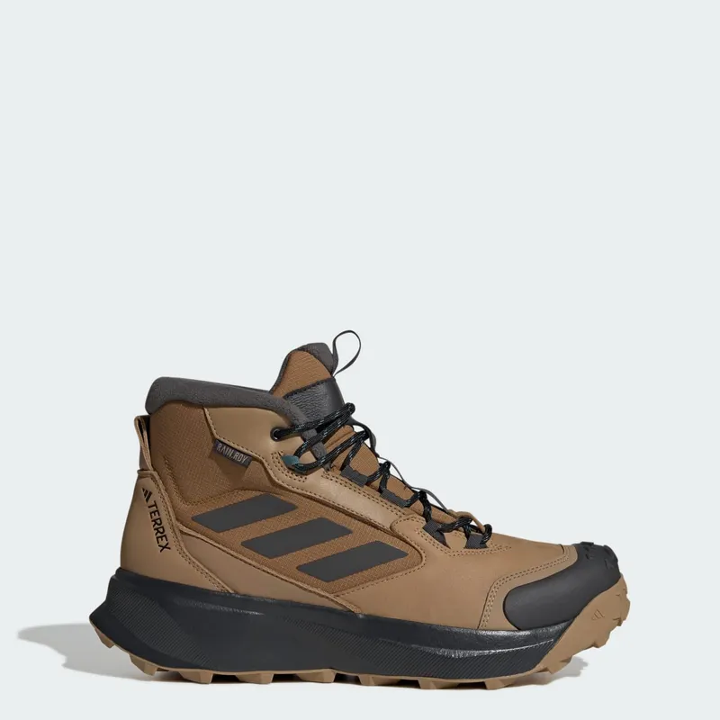 Adidas Terrex Winter Leather Mid Cut RAIN.RDY COLD.RDY Boots Cardboard / Carbon / Bronze Strata | JR5297