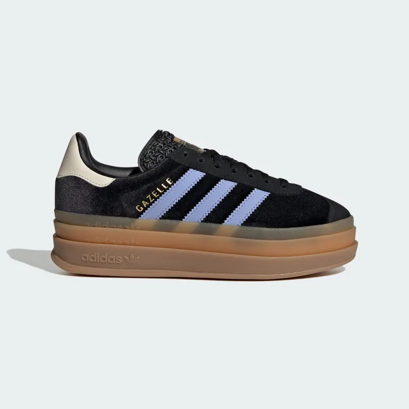 Adidas Gazelle Bold Kids Core Black / Blue Spark / Wonder White | JR5965