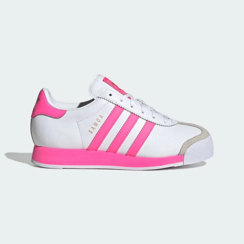 Adidas Samoa Cloud White / Lucid Pink / Gold Metallic | JQ5093
