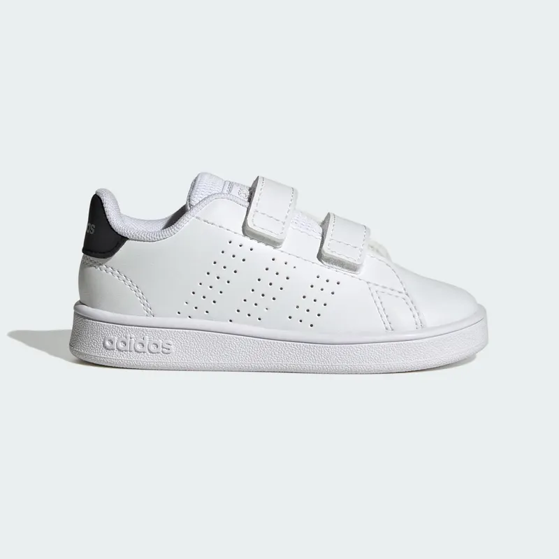 Adidas Advantage Lifestyle Court Two Hook-and-Loop Cloud White / Core Black / Silver Metallic | IG2545