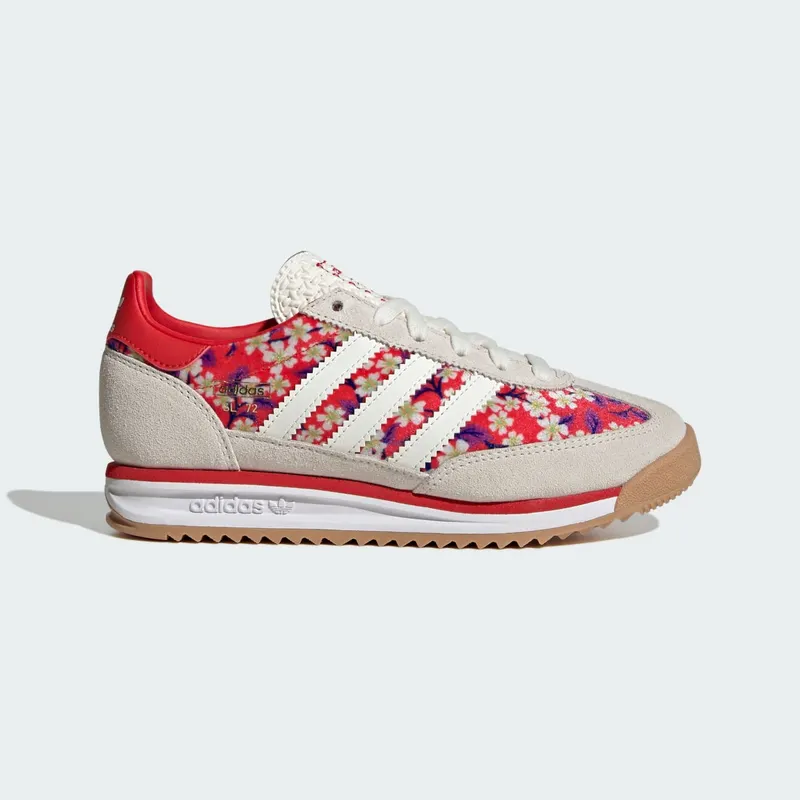 Adidas SL 72 RS x Liberty London Kids Red / Off White / Alumina | JQ8382