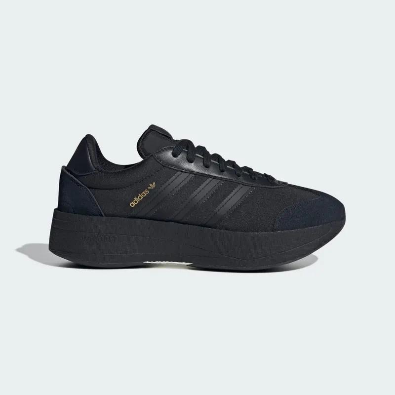 Adidas City RNR Shoes Core Black / Core Black / Gold Metallic | JS3624