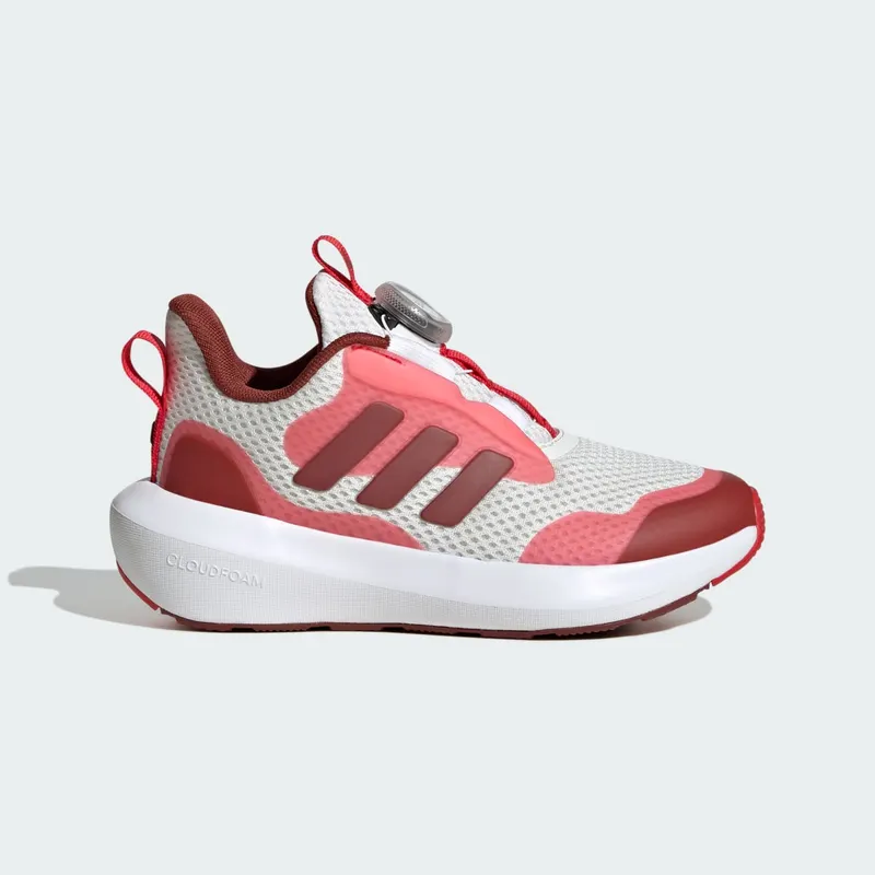 Adidas Fortarun 3.0 Boa Shoes Kids Core White / Preloved Ruby / Pure Ruby “Core White/Pure Ruby” | JP5803