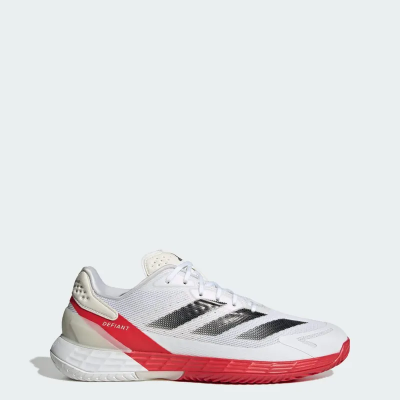 Adidas Defiant Speed 2 Tennisschoenen Cloud White / Core Black / Pure Ruby | JH6320