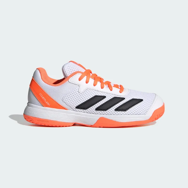 Adidas Courtflash Tennis Kids Lucid Orange / Cyber Metallic / Cloud White | JR4450