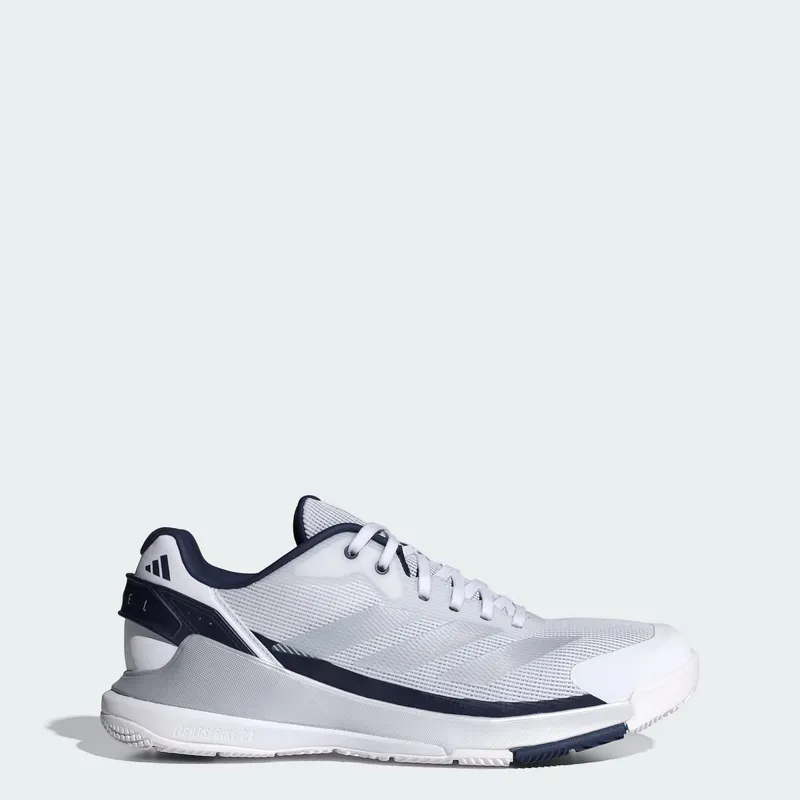 Adidas Crazyquick Padel Cloud White / Silver Metallic / Dark Blue | JR2127