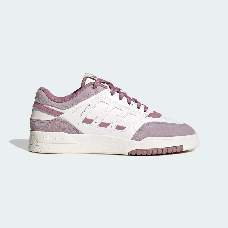 Adidas Drop Step Low Shoes Cloud White / Preloved Fig / Supplier Colour | IH2169