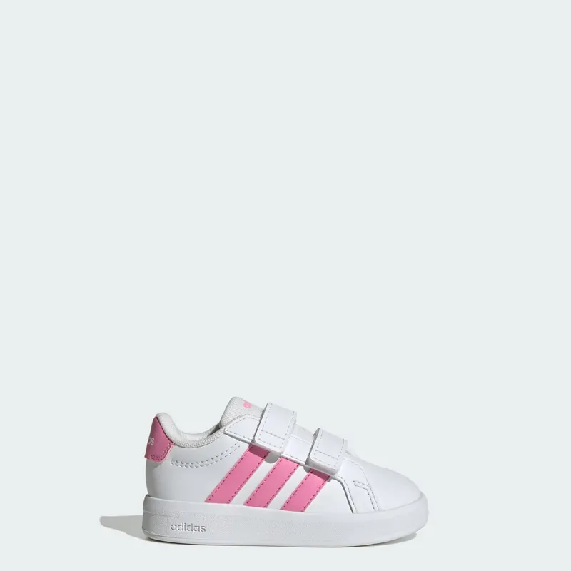 Adidas Grand Court 3.0 Peuters Cloud White / Bliss Pink / Bliss Pink | JP9376