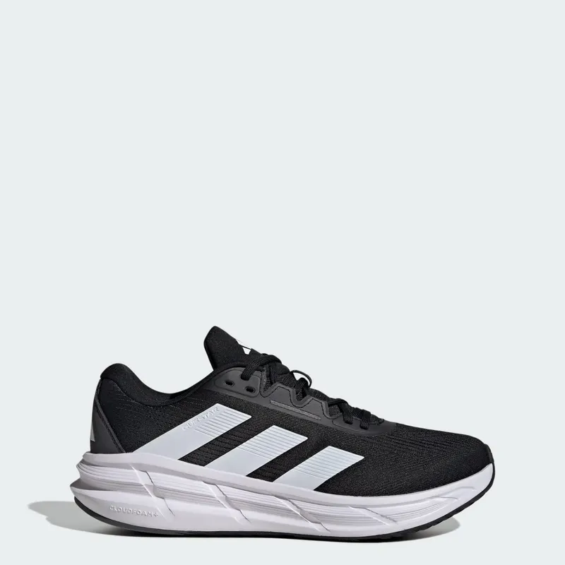 Adidas Questar 3 Hardloopschoenen Core Black / Cloud White / Carbon | ID6320