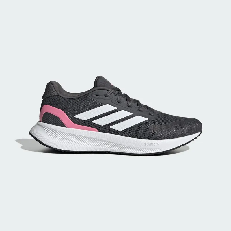 Adidas Runfalcon 5 Hardloopschoenen Grey Six / Cloud White / Bliss Pink | JQ6300
