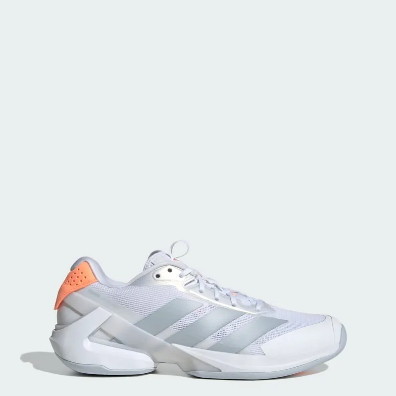 Adidas adizero Ubersonic 5 Tennis Cloud White / Halo Blue / Beam Orange | JR1755