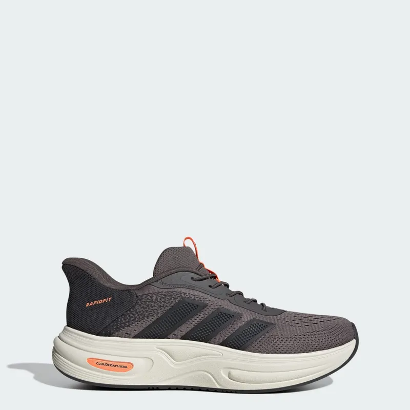 Adidas CLOUDFOAM CUXXION RAPIDFIT SCHOENEN Charcoal / Carbon / Lucid Orange | JS2280