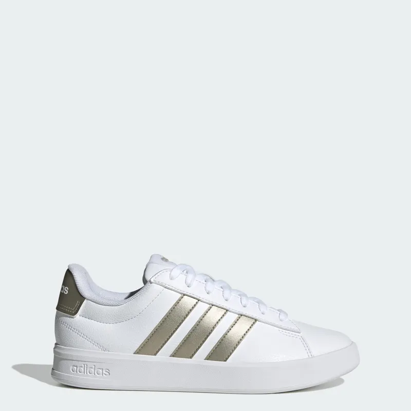 Adidas GRAND COURT 3.0-SCHOENEN Cloud White / Cyber Metallic / Cloud White | IH1488