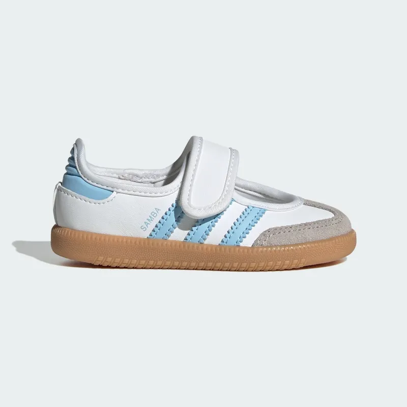 Adidas SAMBA JANE SCHOENEN Cloud White / Clear Sky / Gum | JQ9322