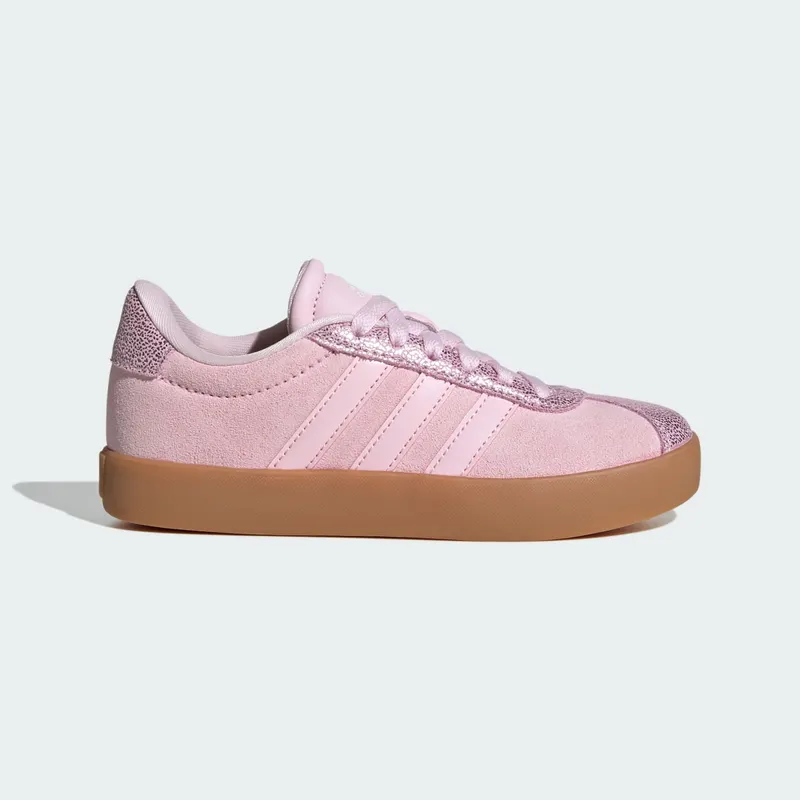 Adidas VL Court 3.0 Kids Clear Pink / Clear Pink / Gum | JS3484