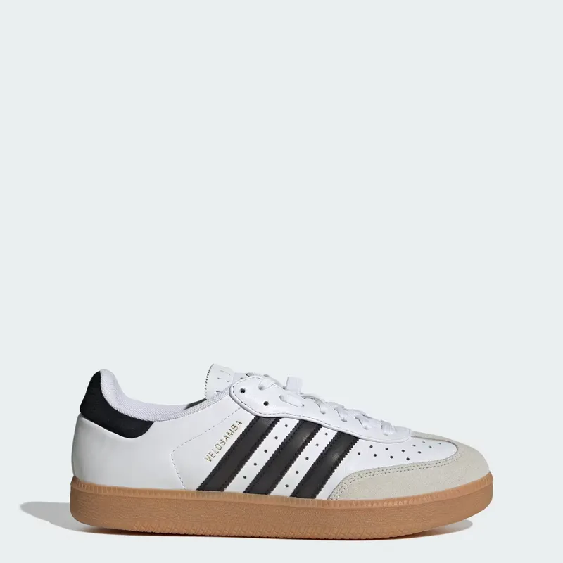 Adidas Velosamba Leren Cloud White / Core Black / Gold Metallic | JQ9176