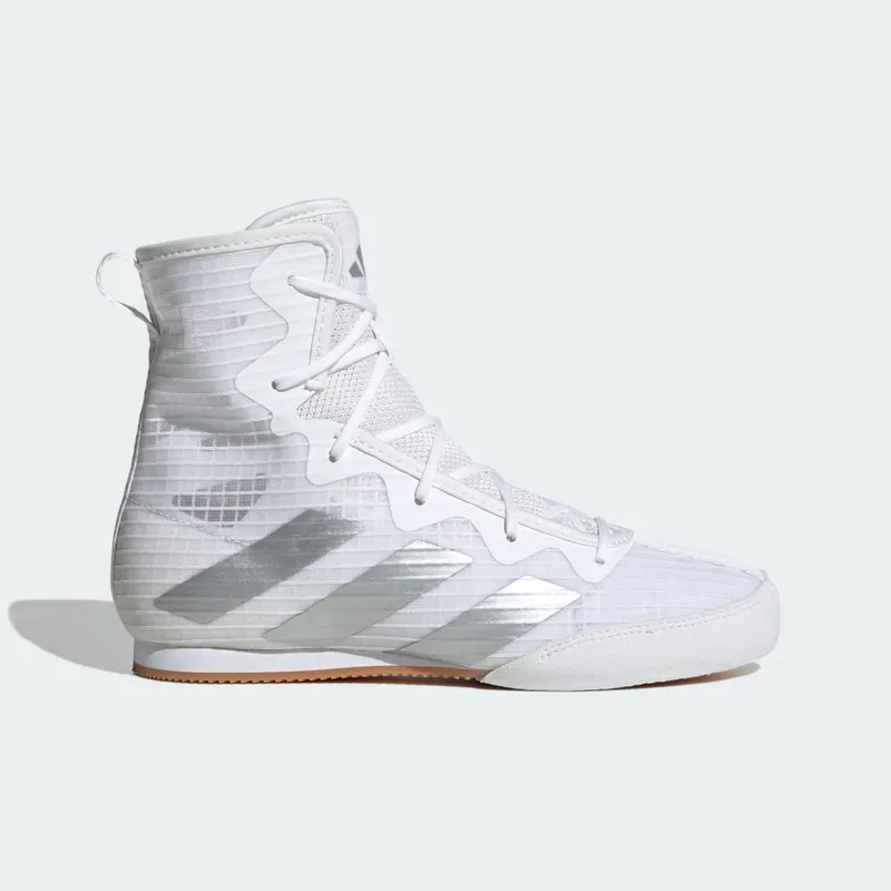 Adidas BOX HOG 4 Cloud White / Silver Metallic / Core Black | JR1728