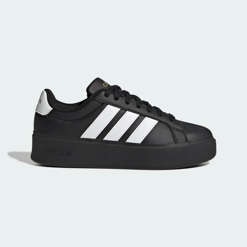 Adidas STREETTALK BOLD-SCHOENEN Core Black / Cloud White / Matte Gold | KJ3855