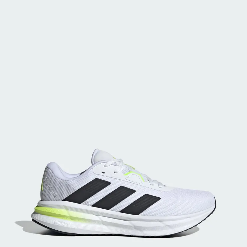 Adidas Galaxy 7 Hardloopschoenen Cloud White / Core Black / Solar Slime | JP6600