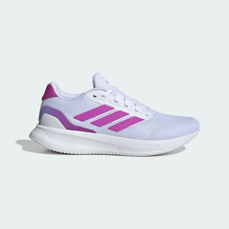 Adidas Runfalcon 5 Hardloopschoenen Cloud White / Purple Burst / Semi Blue Burst | JR3089