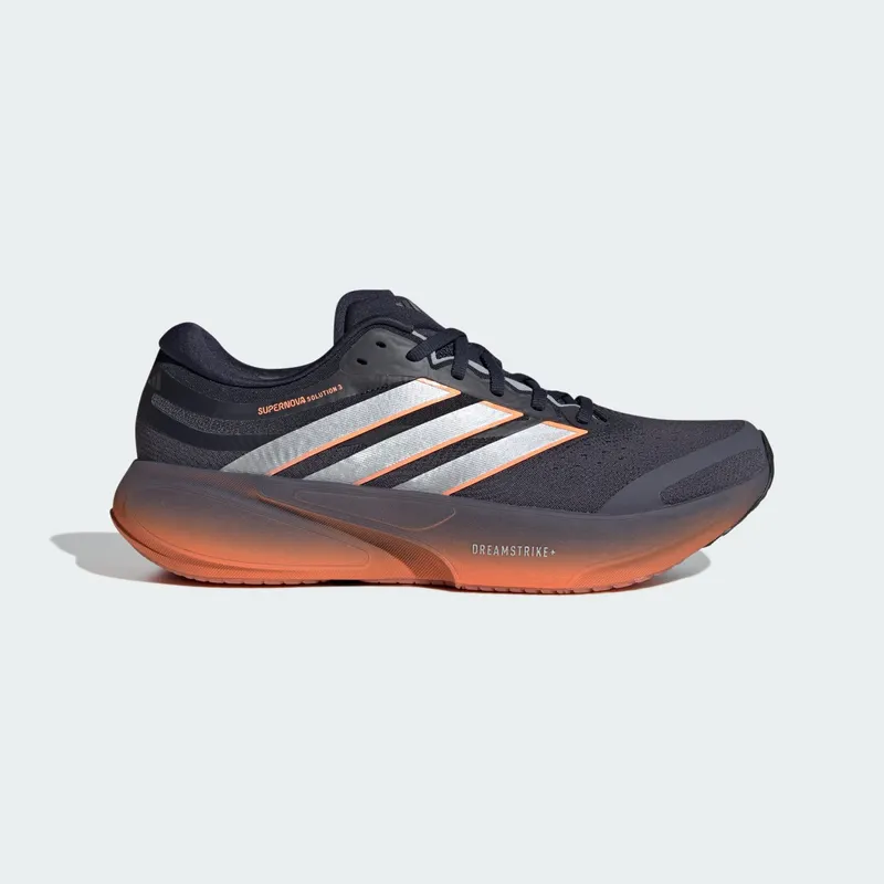 Adidas SUPERNOVA SOLUTION 3 HARDLOOPSCHOENEN Aurora Onix / Silver Metallic / Lucid Orange | JQ5907