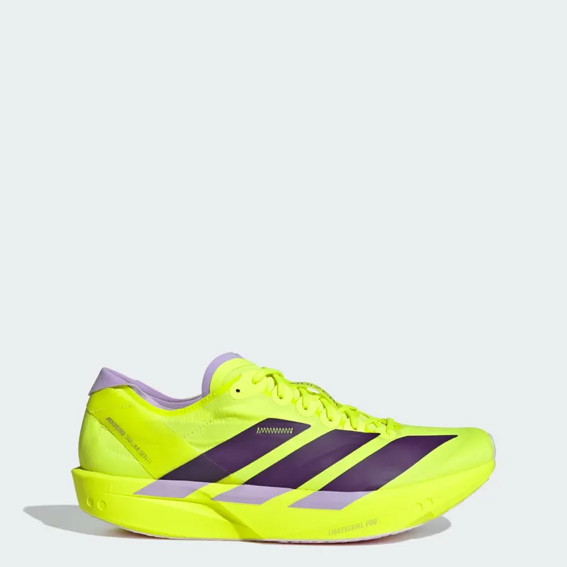 Adidas ADIZERO TAKUMI SEN 11 Solar Yellow / Aurora Plum / Powder Plum | JQ0781