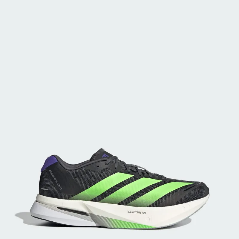 Adidas Adizero Boston 13 Core Black / Lime Burst / Energy Ink | JQ1670