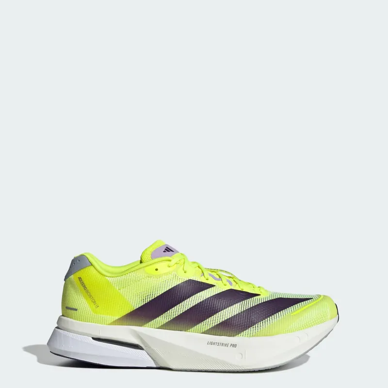 Adidas Adizero Boston 13 Solar Yellow / Aurora Plum / Powder Plum | JP9251