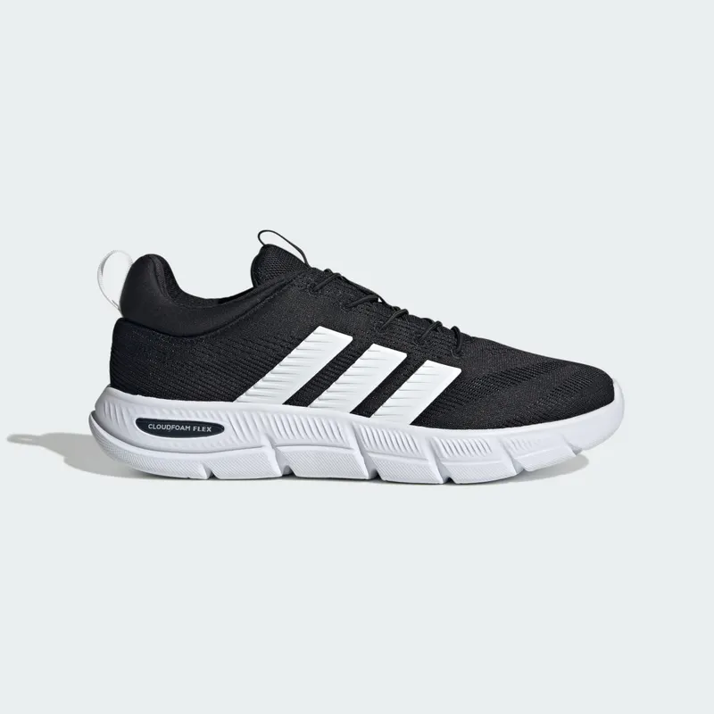 Adidas CLOUDFOAM FLEX-ELASTISCHE VETERSCHOENEN Core Black / Cloud White / Carbon | HQ2547