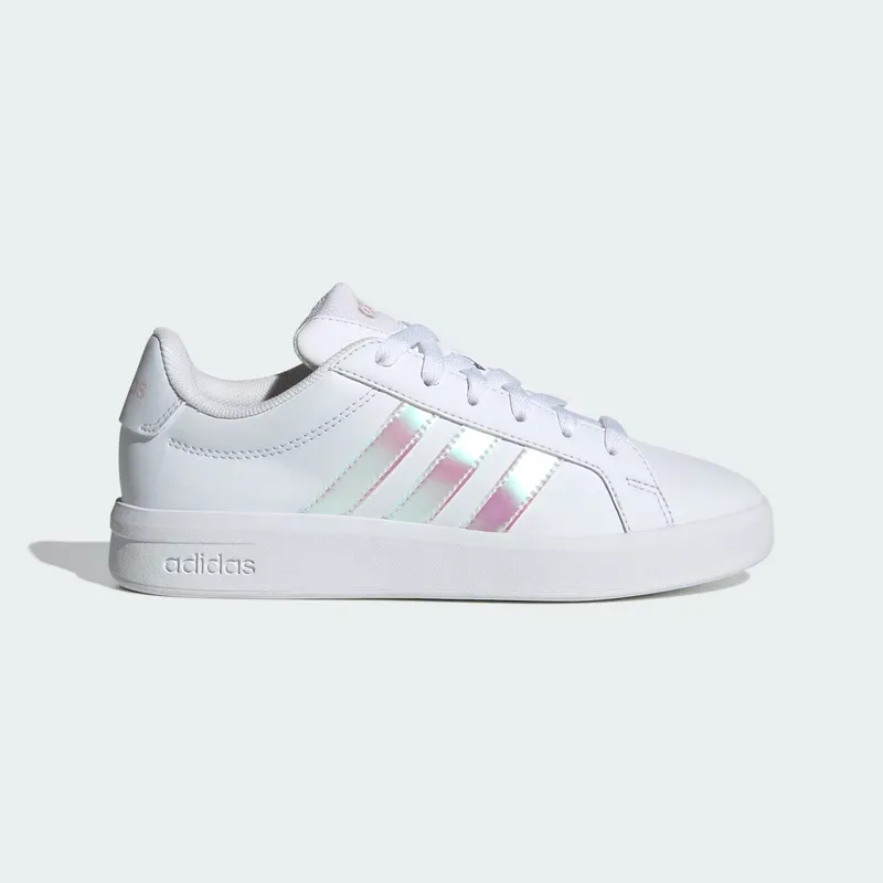 Adidas Grand Court 3.0 Junior Cloud White / Iridescent / Almost Pink “Cloud White/Almost Pink” | JQ1978