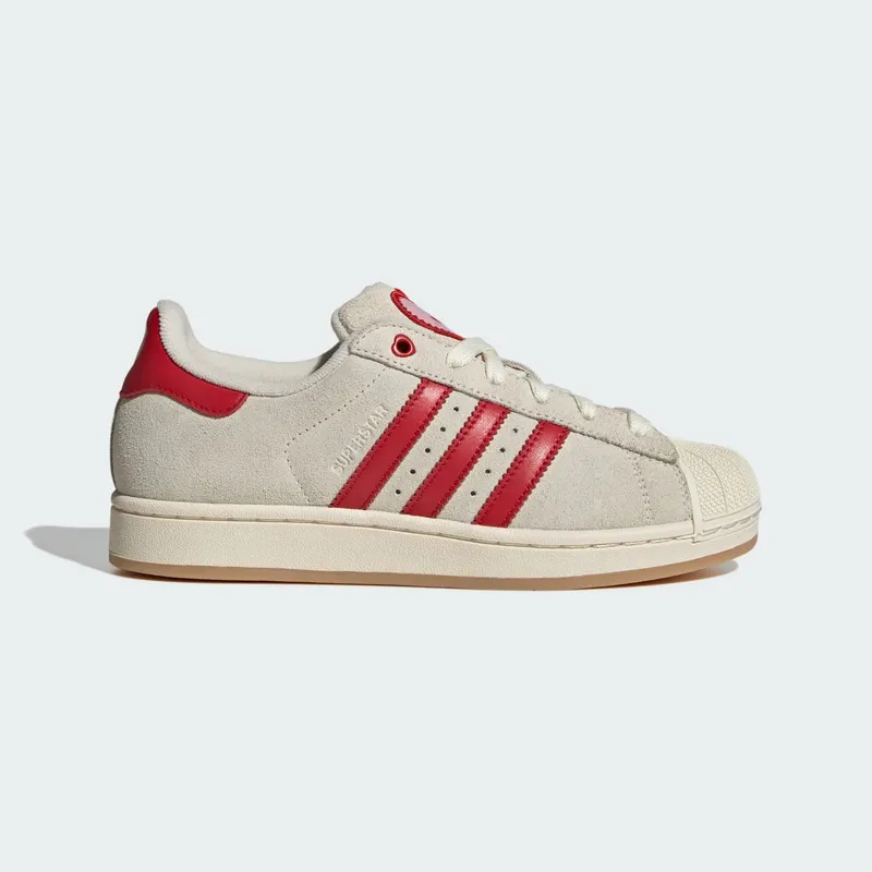 Adidas SUPERSTAR II SCHOENEN Cream White / Better Scarlet / Sandy Pink | KH9037