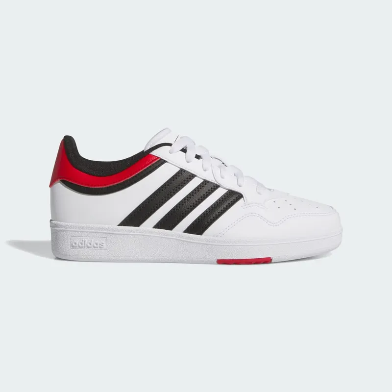 Adidas Hoops 4.0 Kids Cloud White / Core Black / Better Scarlet | JQ7852
