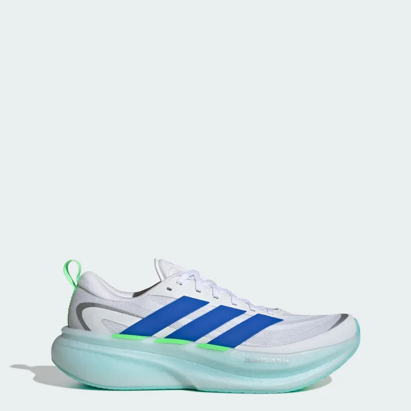 Adidas SUPERNOVA GLIDE M HARDLOOPSCHOENEN Cloud White / Blue / Lime Burst | KJ8758