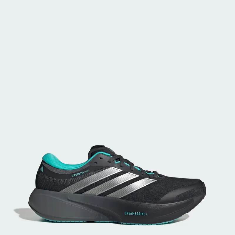 Adidas SUPERNOVA RISE 3 MERCEDES AMG PETRONAS F1 TEAM SCHOENEN Core Black / Silver Metallic / Semi Mint Rush | KJ3671