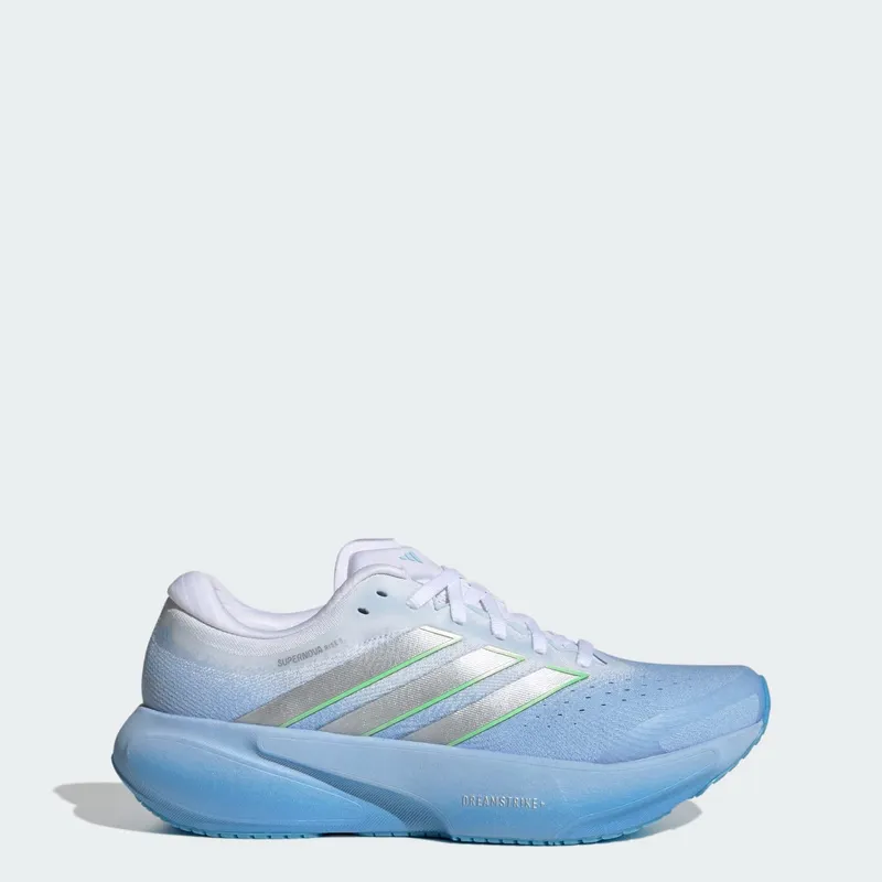 Adidas SUPERNOVA RISE 3 HARDLOOPSCHOENEN Glow Blue / Silver Metallic / Cloud White | JR1613