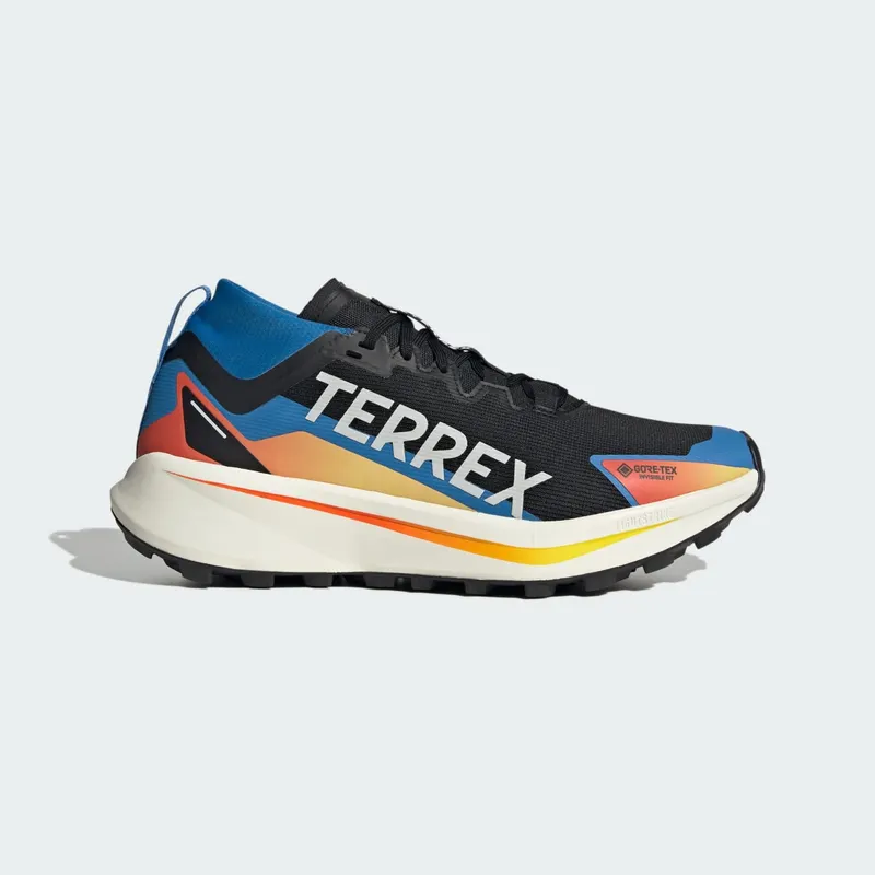 Adidas Terrex Agravic GTX Trail Running Core Black / Cloud White / Ray Blue “Core Black/Cloud White/Blue” | JR9105