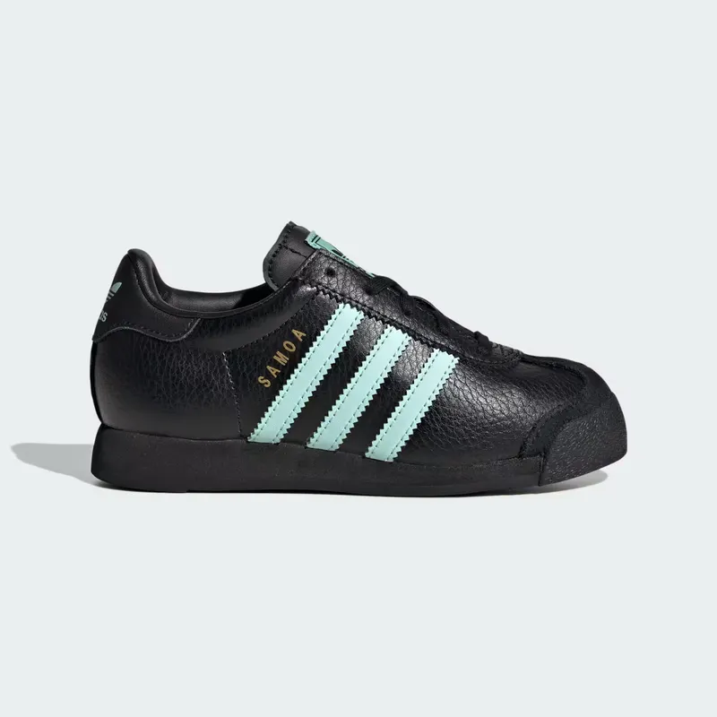 Adidas Samoa Shoes Core Black / Clear Mint / Gold Metallic | JQ5096