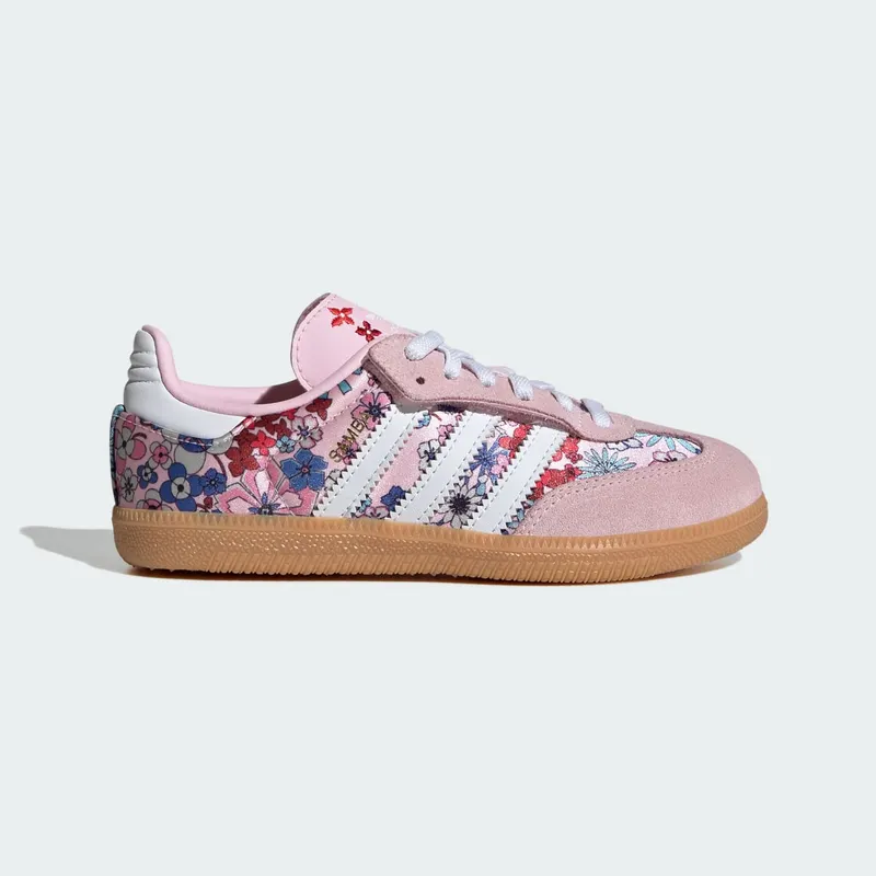 Adidas ADIDAS LIBERTY LONDON SAMBA OG COMFORT CLOSURE ELASTIC LACE SCHOENEN Clear Pink / Cloud White / Gum | JQ2007