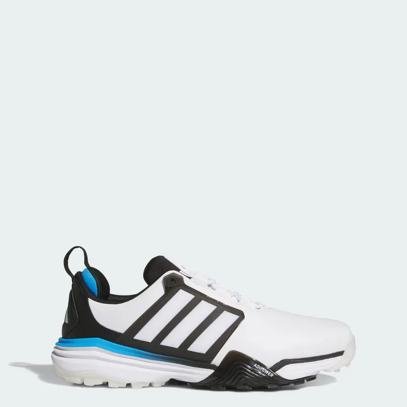 Adidas ADIPOWER 26 SPIKELESS GOLFSCHOENEN Cloud White / Core Black / Lucid Ray Blue “Cloud White/Core Black/Blue” | JP8394