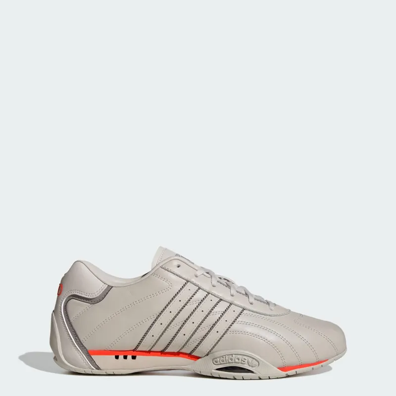 Adidas ADIRACER LO AUDI REVOLUT F1 TEAM SCHOENEN Chalk Pearl / Chalk Pearl / Hi-Res Red “Chalk/Pearl/Chalk/Pearl/Red” | KJ1220