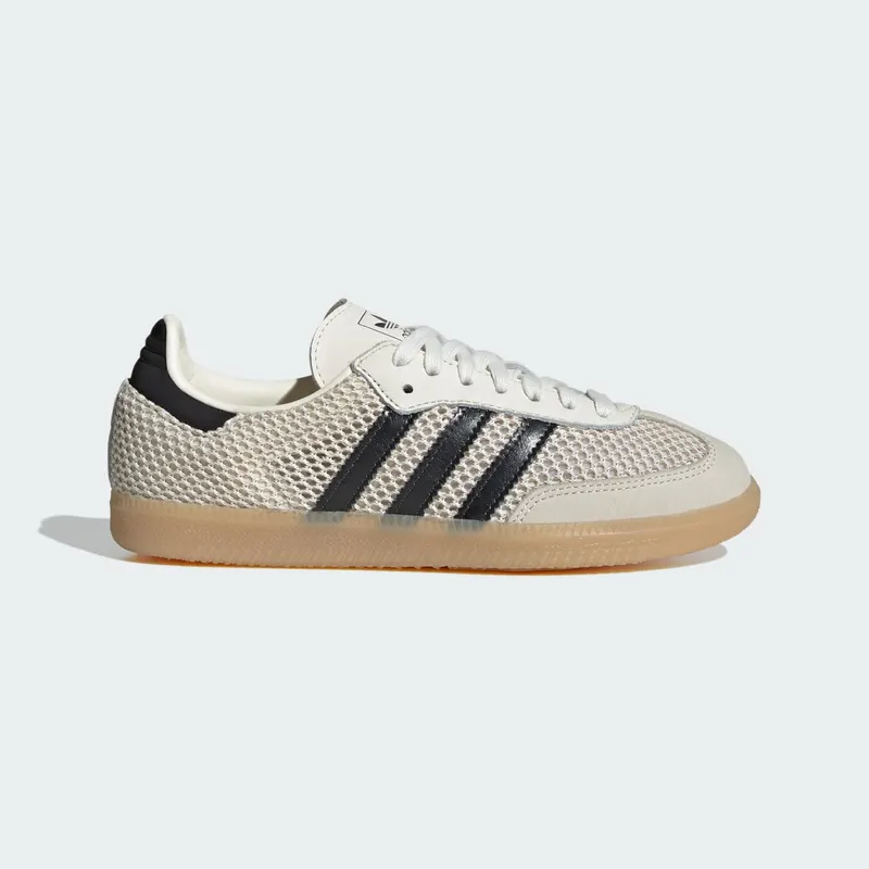 Adidas SAMBA OG SCHOENEN Off White / Carbon / Gold Metallic | IH4003