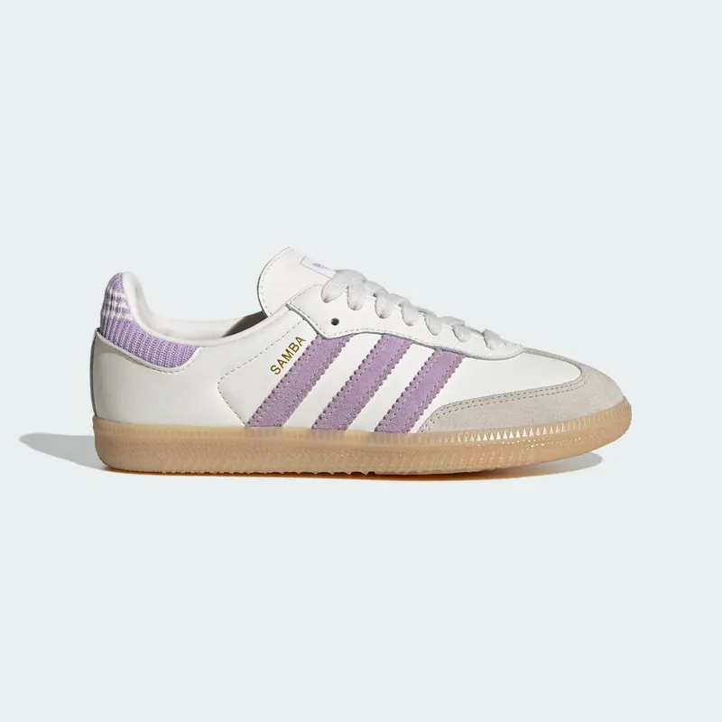 Adidas SAMBA OG SNEAKERS Cloud White / Powder Plum / Gum “Cloud White/Gum” | KI4172