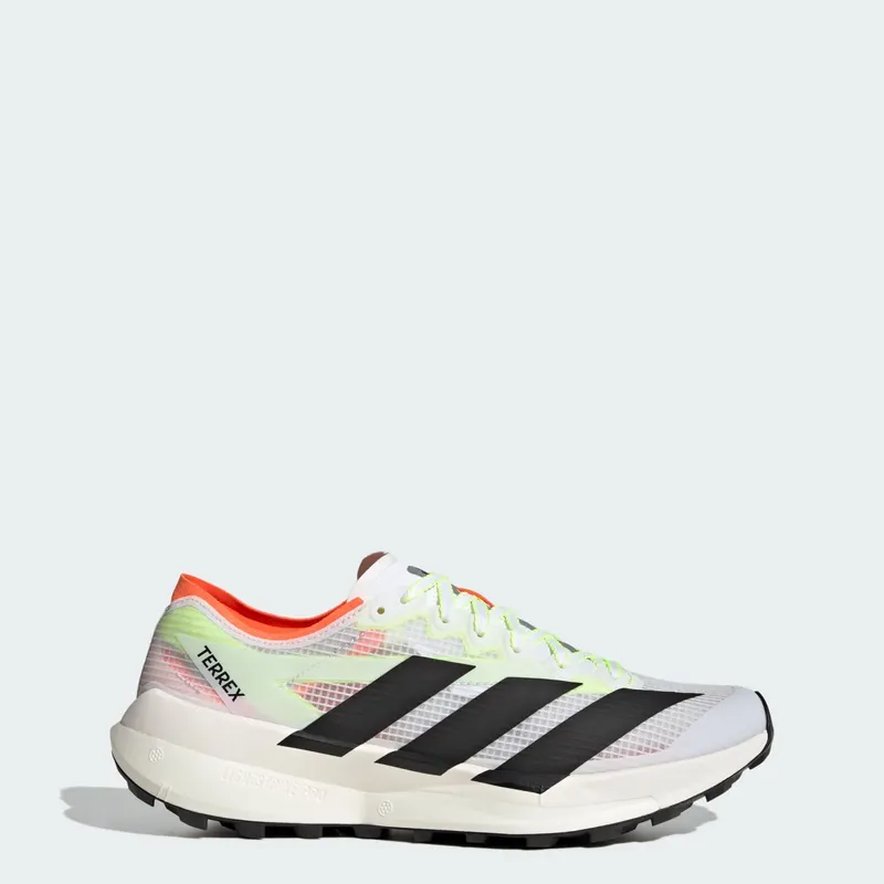 Adidas Terrex Agravic Speed 2 Trailrunningschoenen Cloud White / Core Black / Semi Impact Orange | JS3536