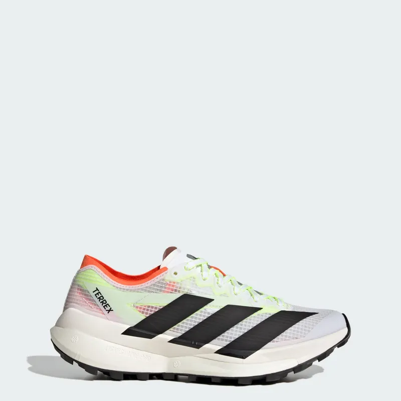 Adidas Terrex Agravic Speed 2 Trailrunningschoenen Cloud White / Core Black / Semi Impact Orange | JS3537