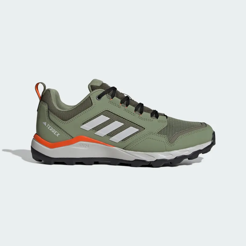 Adidas Tracerocker 2.0 Trail Running Tent Green / Grey One / Semi Impact Orange | JR9145