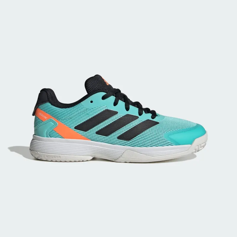 Adidas Ubersonic Tennis Kids Flash Aqua / Core Black / Lucid Orange | JR4511