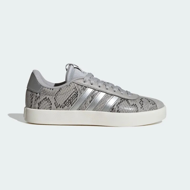 Adidas VL Court 3.0 Grey Two / Silver Metallic / Off White | JR8669
