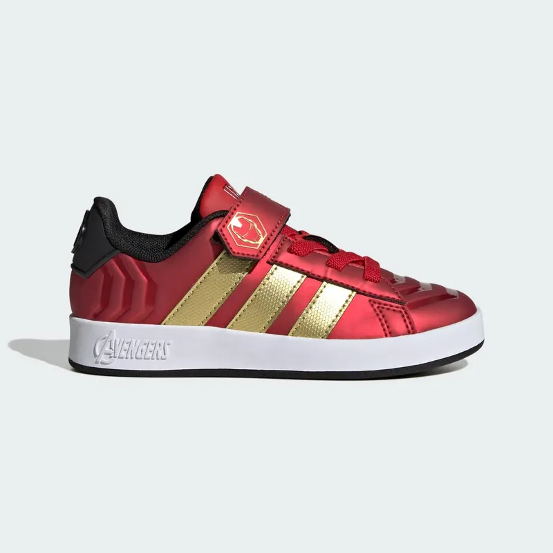 Adidas ADIDAS MARVEL AVENGERS GRAND COURT SCHOENEN KIDS Better Scarlet / Matte Gold / Core Black | HP3614